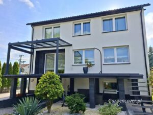 Konstrukcja aluminiowa RAL 7016 zadaszenie tarasu Poznań