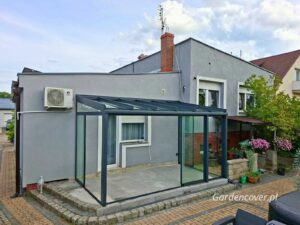 Dach szklany VSG 44.2 zabudowa tarasu Kalisz