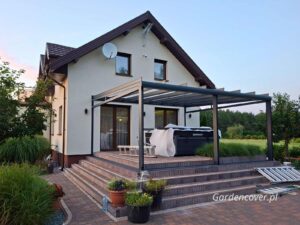 Zabudowa tarasu Wrocław głębokość 5,5 metra system premium